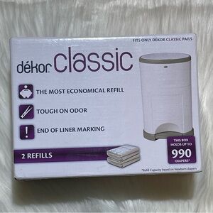 NEW - Diaper Disposal Refill - 2 Refills